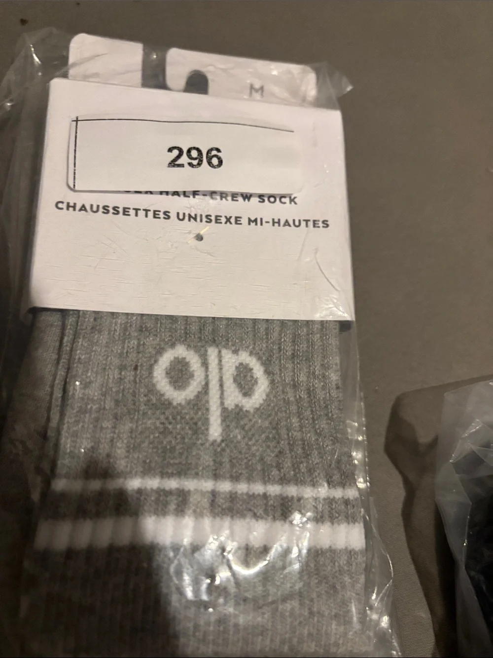 Alo socks grey/white